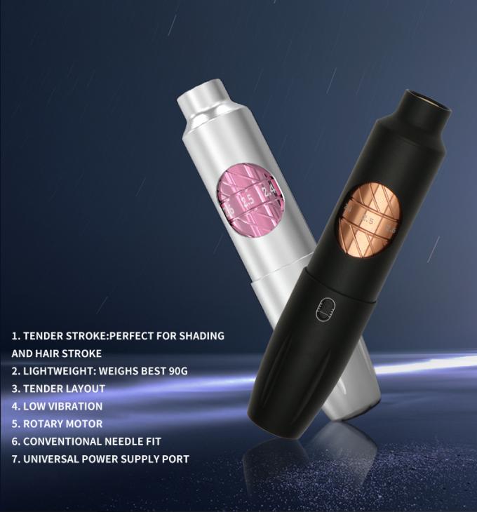 Dermographe maquillage num&eacute;rique sans fil batterie rotative machine de tatouage maquillage permanent pistolet de tatouage 8