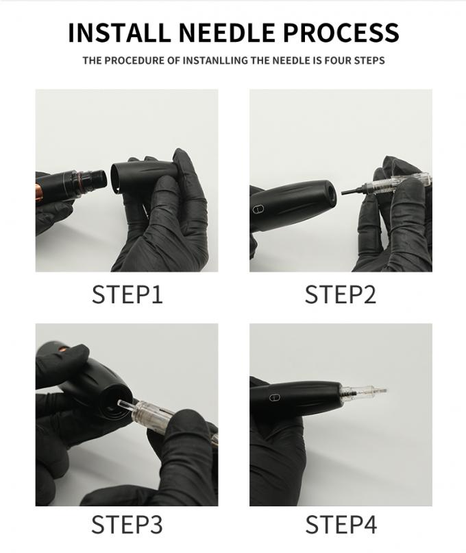 Dermographe maquillage num&eacute;rique sans fil batterie rotative machine de tatouage maquillage permanent pistolet de tatouage 14