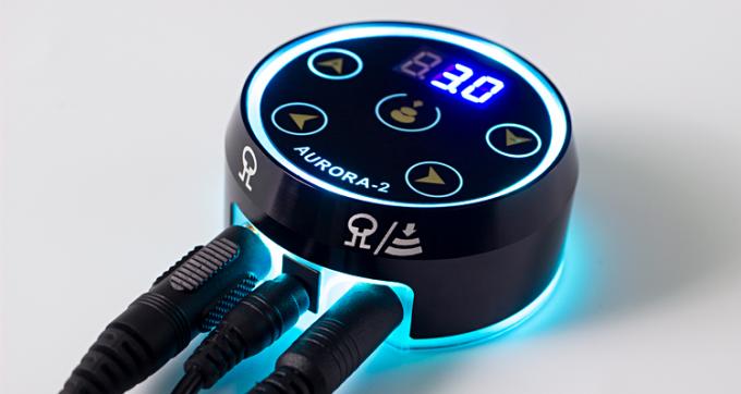 Vente en gros Nouveau affichage LCD num&eacute;rique &agrave; &eacute;cran tactile Mini Aurora 2 T&eacute;t&eacute;e alimentation &eacute;lectrique Adapt&eacute; &agrave; toutes les machines de tatouage 8