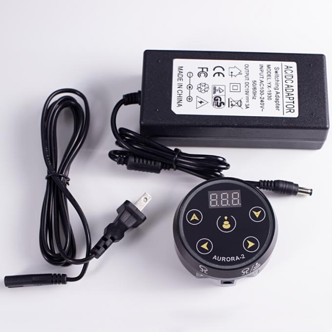 Vente en gros Nouveau affichage LCD num&eacute;rique &agrave; &eacute;cran tactile Mini Aurora 2 T&eacute;t&eacute;e alimentation &eacute;lectrique Adapt&eacute; &agrave; toutes les machines de tatouage 12