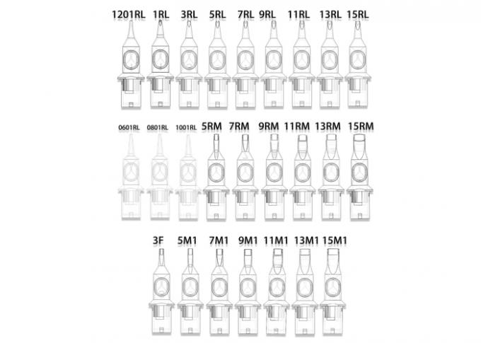 Cartouche tatouage sourcils lèvres Eyeliner maquillage permanent aiguilles 3