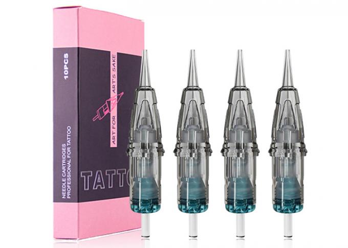 Aiguilles de maquillage permanent de couleur verte emballées en bulles 3