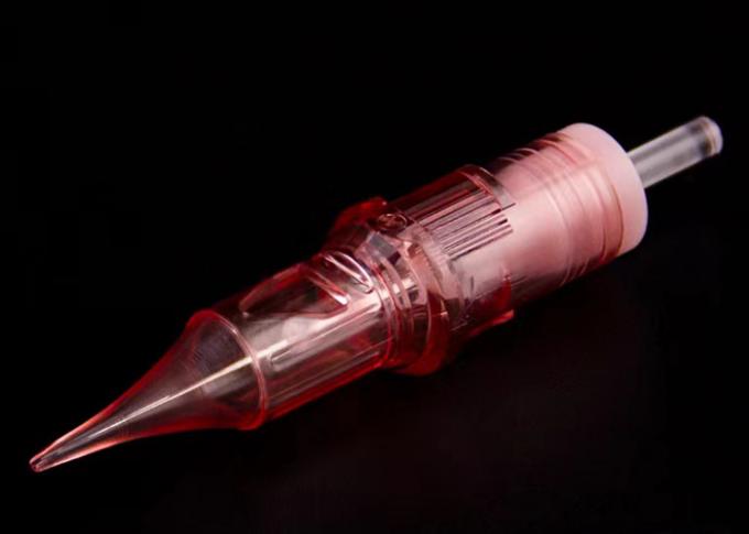 Aiguilles de maquillage permanent en acier inoxydable de qualité médicale, couleur rose 0