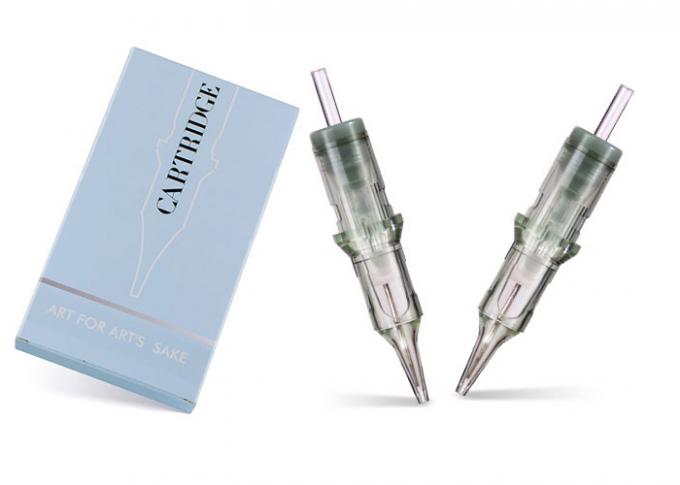 Aiguilles de maquillage semi-permanent en acier inoxydable, de couleur verte 2
