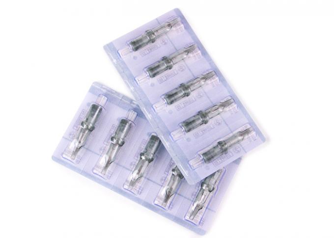 Aiguilles de maquillage semi-permanent en acier inoxydable, de couleur verte 1